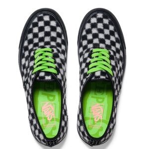 New VANS Vault OG LX x Concepts Black and White Checkered Skate Shoes Size 9